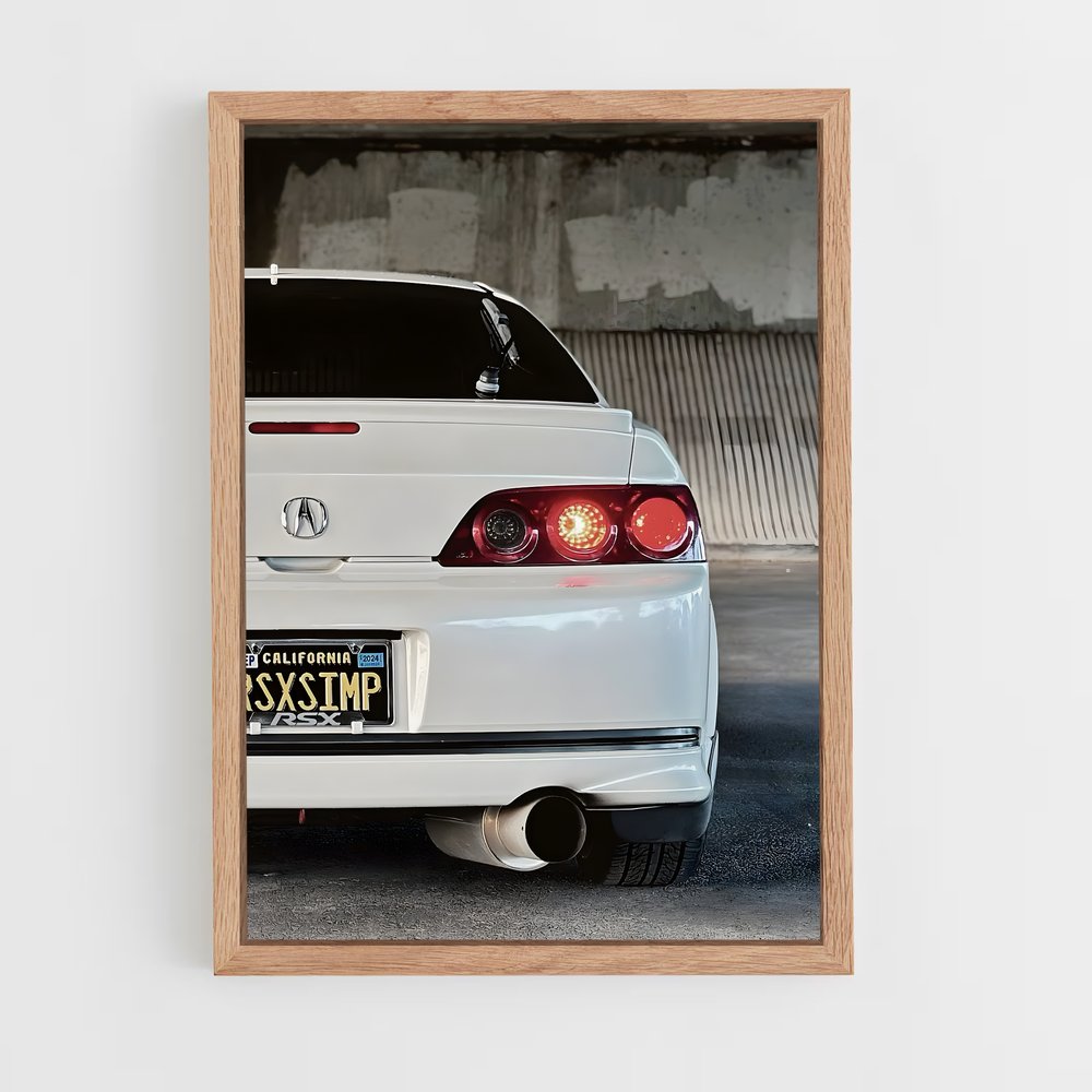 Poster Rsx type – affiche Acura (vue 4)
